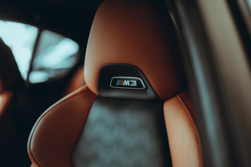 Leather interior detail